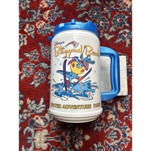 Vintage Disney Blizzard Beach Insulated Mug Cup Thermos Souvenir Tumbler USA